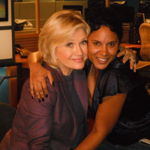 Diane Sawyer and FFaces CEO-Andrea Fairweather on 