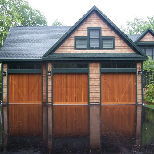 Raynor's Model Arbor Shore Wood Carriage Doors
