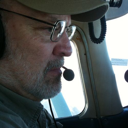 Richard flying out of Ashville, NC in March 2011