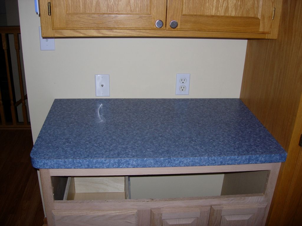 Plastic Laminate before refinish