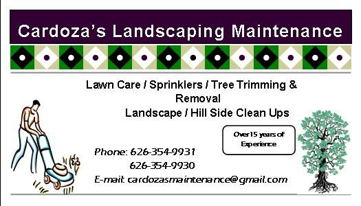 Cardoza's Landscaping & Maintenance