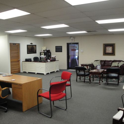 remodeled office interior