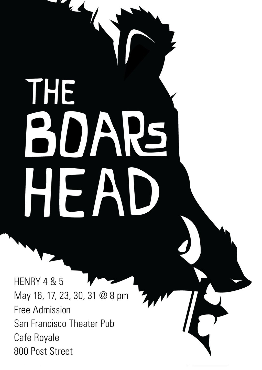 An image created for the San Francisco Theater Pub