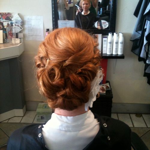 Wedding hair by Jenn