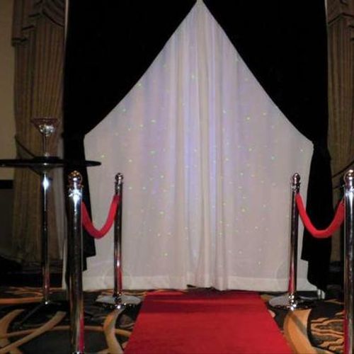 This is our very popular V.I.P. Photo Booth.  It c
