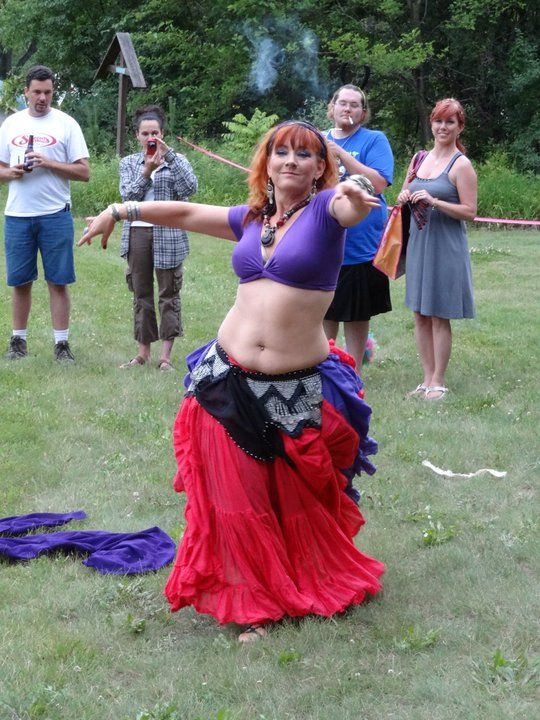 Serafina dancing at wedding, summer 2010