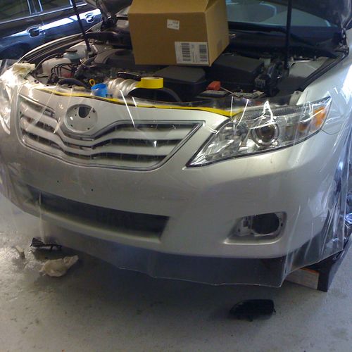 2011 Toyota Camry clear paint protection install