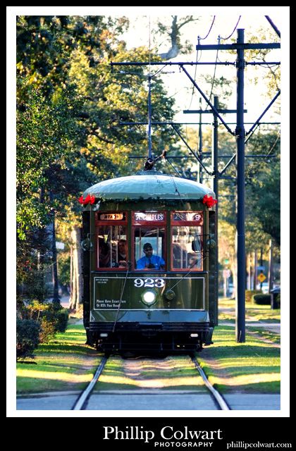 Street Car at Christmas Time - New Orleans, LA  Im