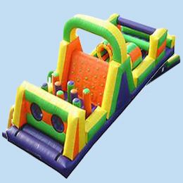 Our obstacle course is great for parties with larg