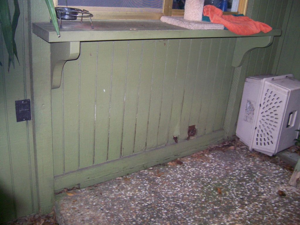 Rotted siding to be replaced