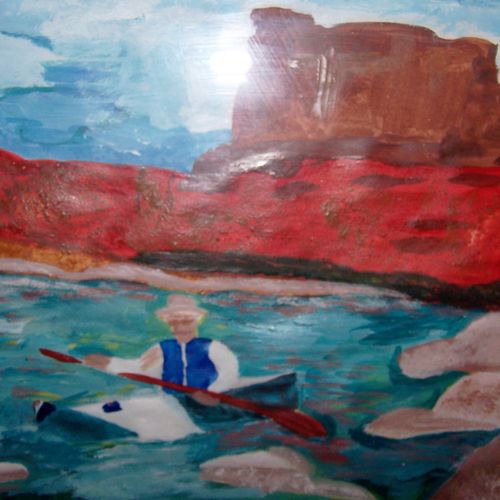 "Tranquility of Utah", Watercolor Original Paintin