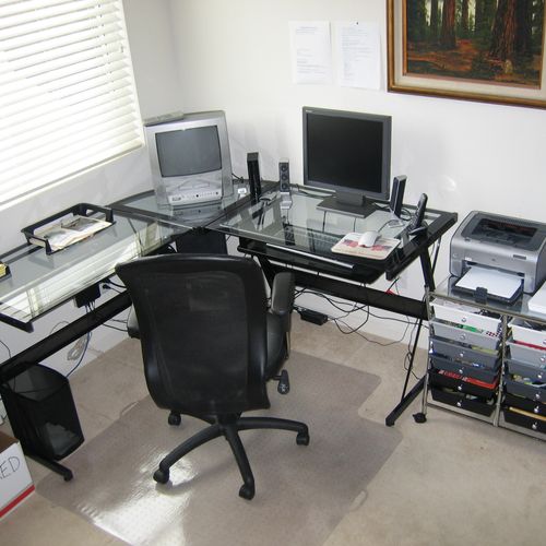 Home Office - After, We helped the client sort thr