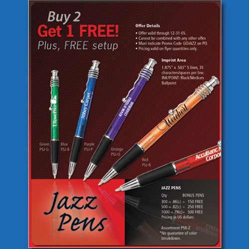 This ad was for Nationl Pen. The pens and text wer
