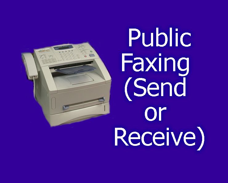 Send or receive a fax through us.