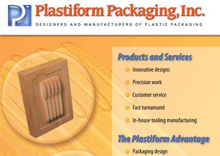 Brochure created for Plastiform Packaging.