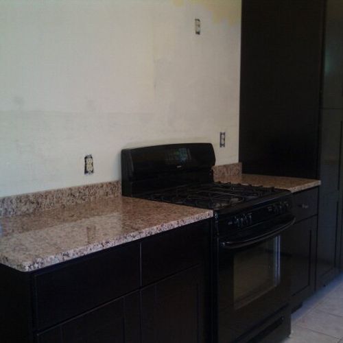 Granite Counter tops applied