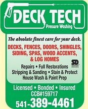 Deck Tech Pressure Washing and Restoration