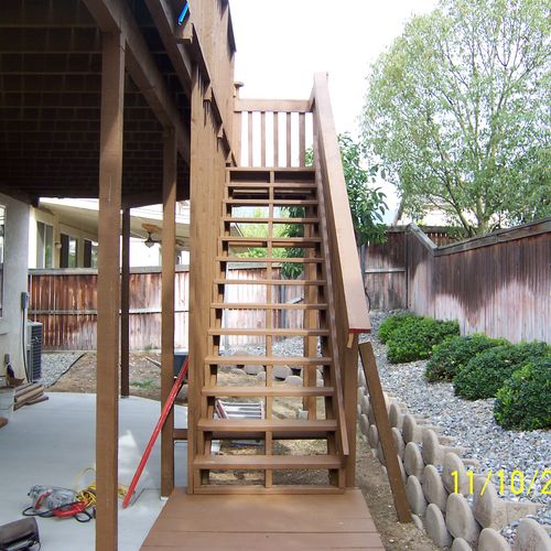 New Stairs to New Deck