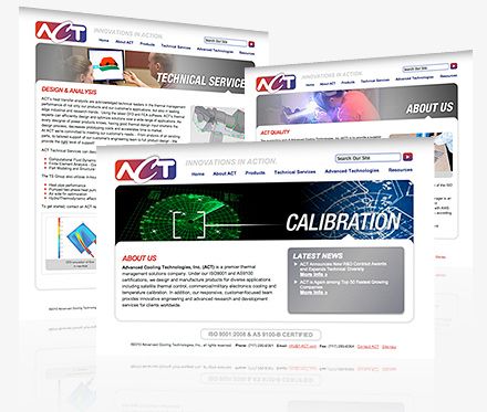 Advanced Cooling Technologies Website Design & Dev