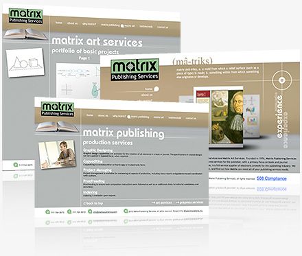 Matrix Website Design