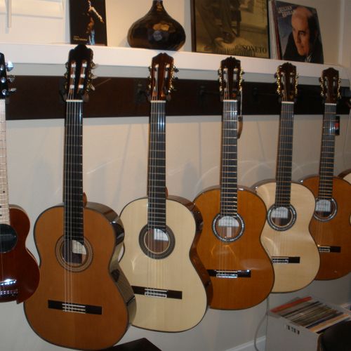 Student Guitar Wall
