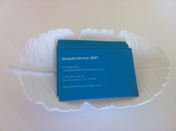 Miracle Physical Therapy Cards