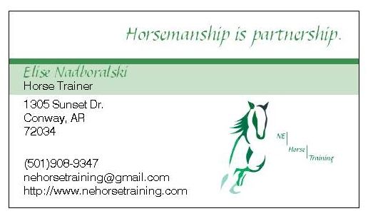 NE Horse Training