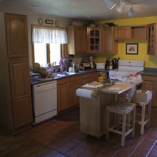 from this! Kitchen redesign.