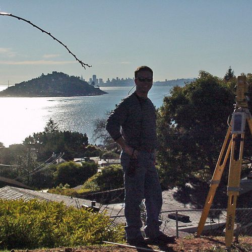 Surveying in Tiburon, California