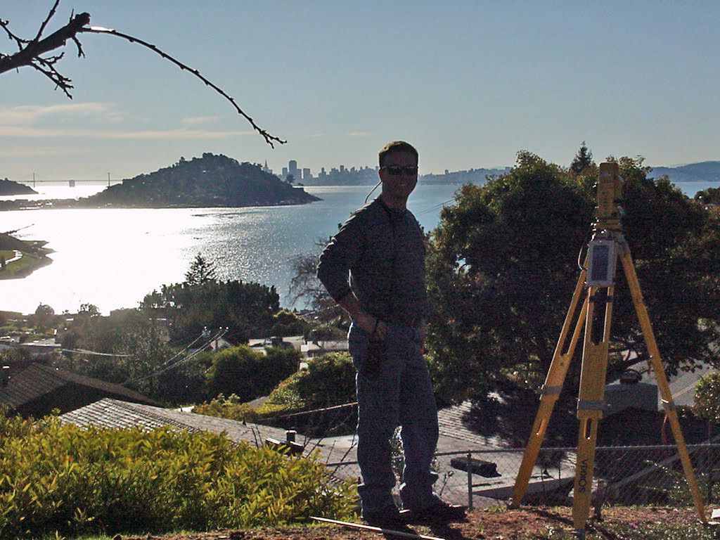 Surveying in Tiburon, California