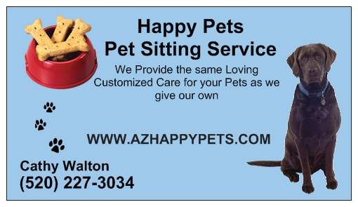 Happy Pets Pet Sitting Service