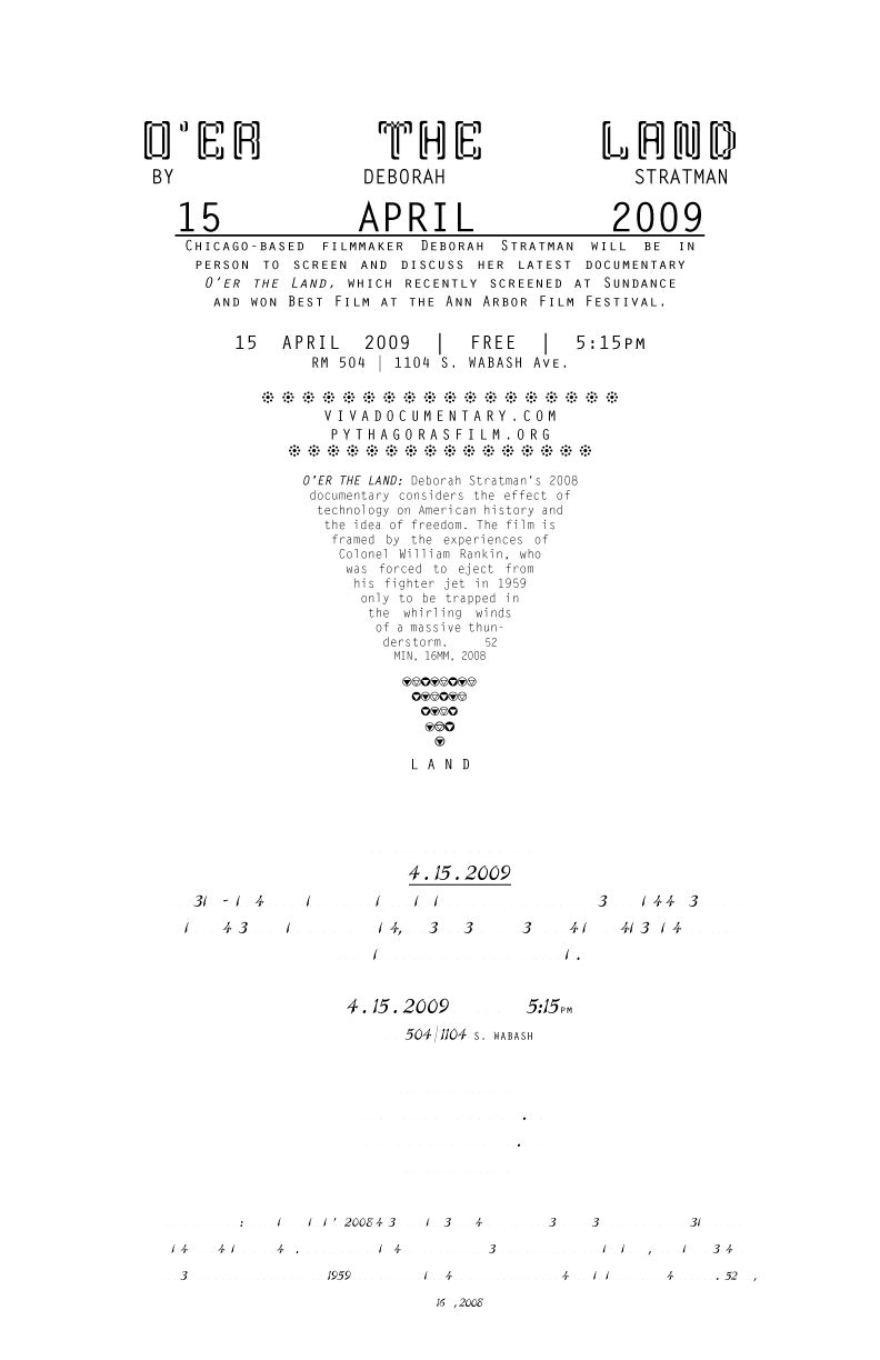 Typography poster, for print.