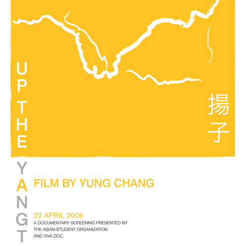 Film poster, for print, for Up the Yangtze.