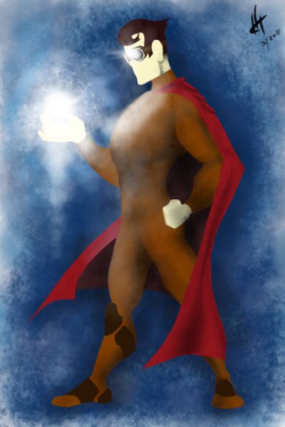 The Spartan - Drawn on ITouch with Sketchbook Mobi