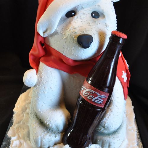 Coca Cola Polar Bear Cake