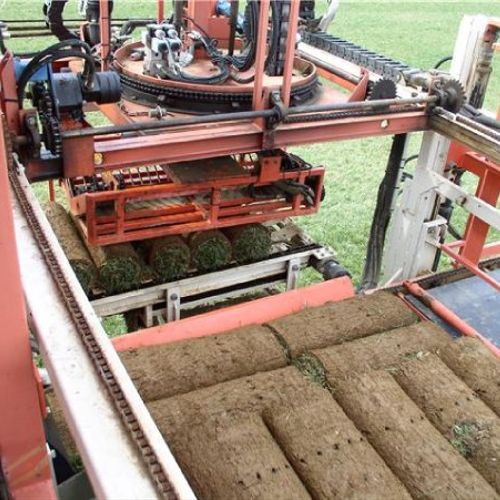 Stacking sod