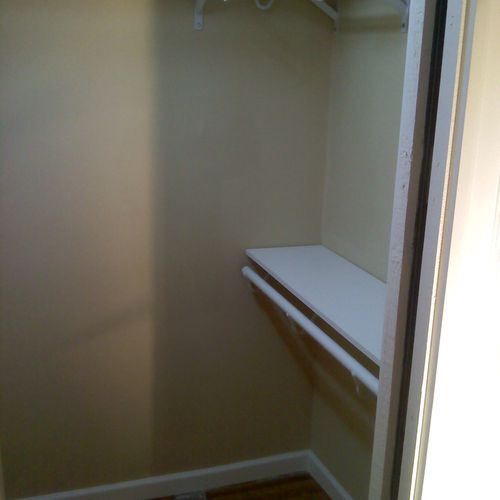 After photo of closet addition in Braintree, MA