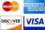 We take all major credit cards, local checks, cash