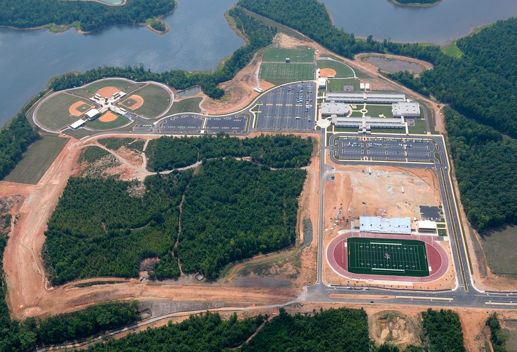 We designed and surveyed Strong Rock Christian Sch