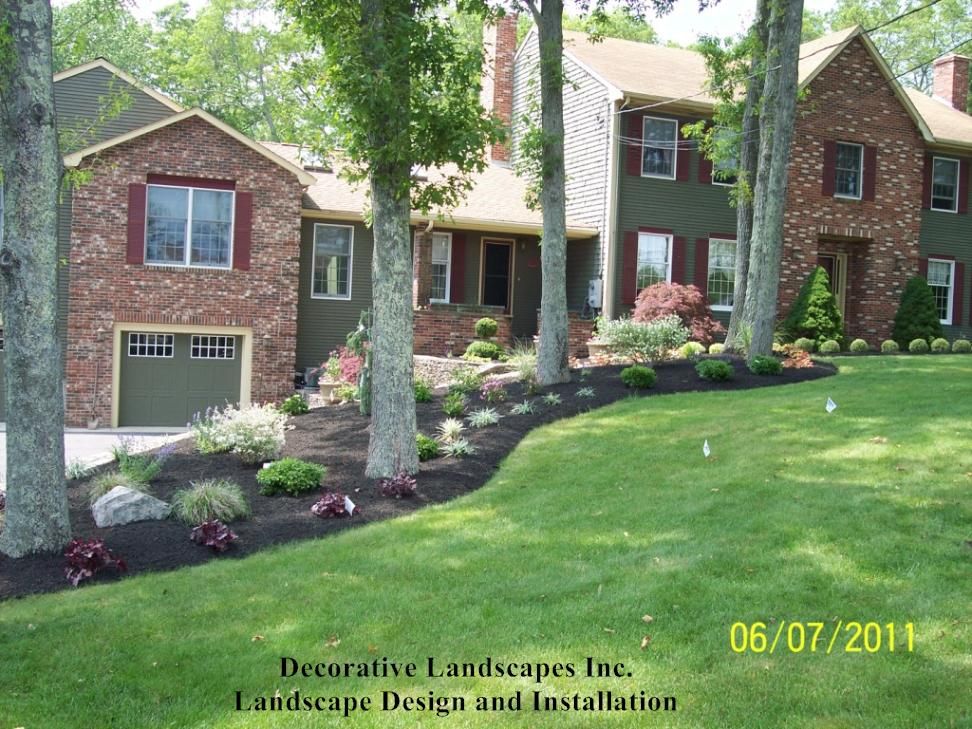 Finished Landscape Design and Installation