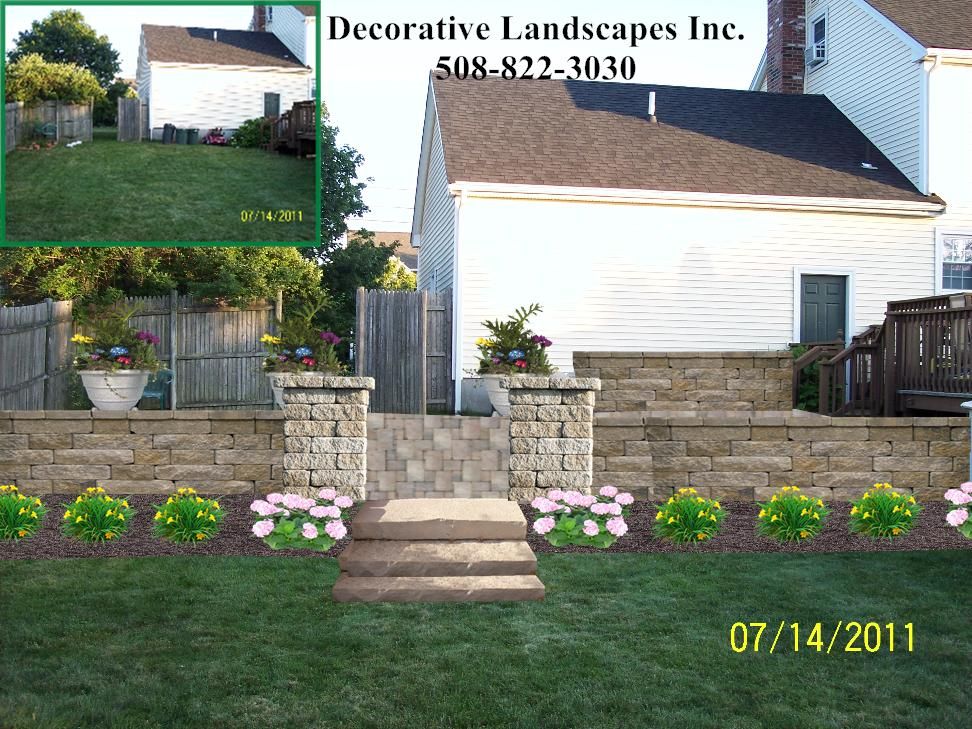 Residential Outdoor Living Area Landscape Design