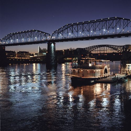 Twilight on the River, Chattanooga, Tennessee Copy