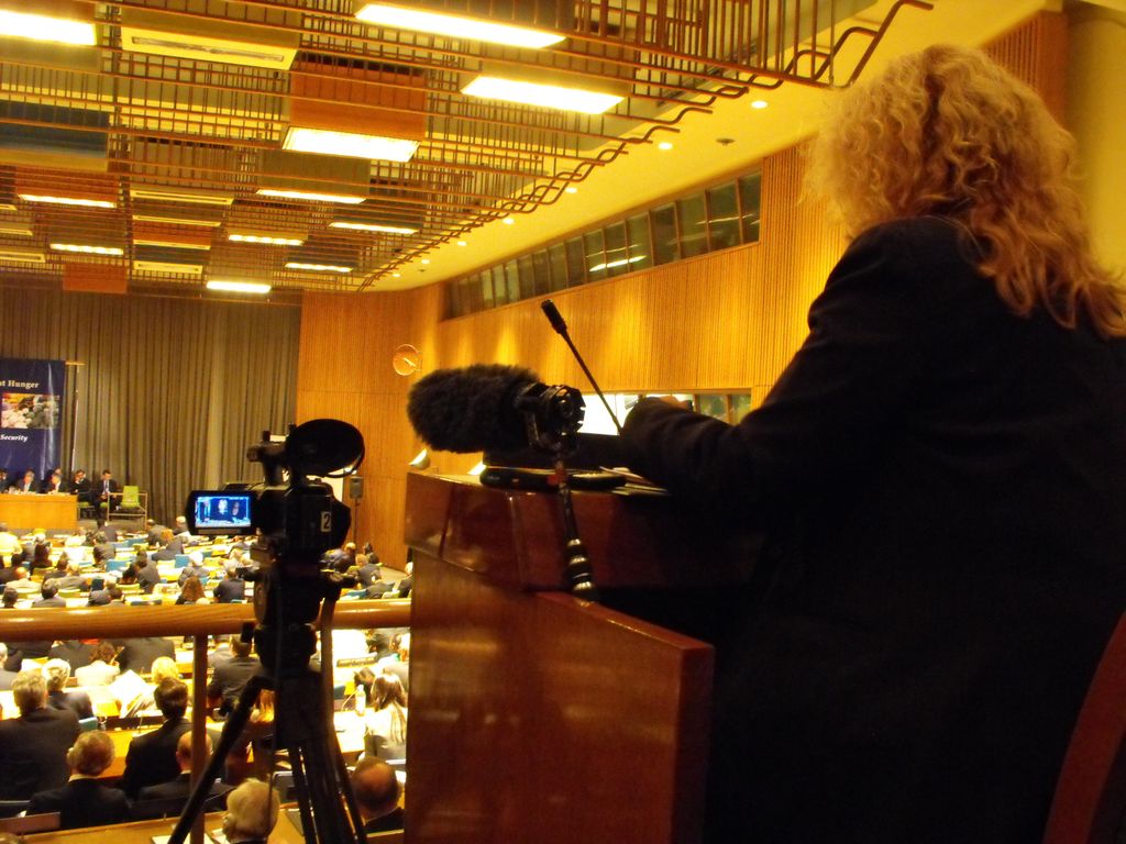 Coverage of UN Food Commission with Hillary Clinto
