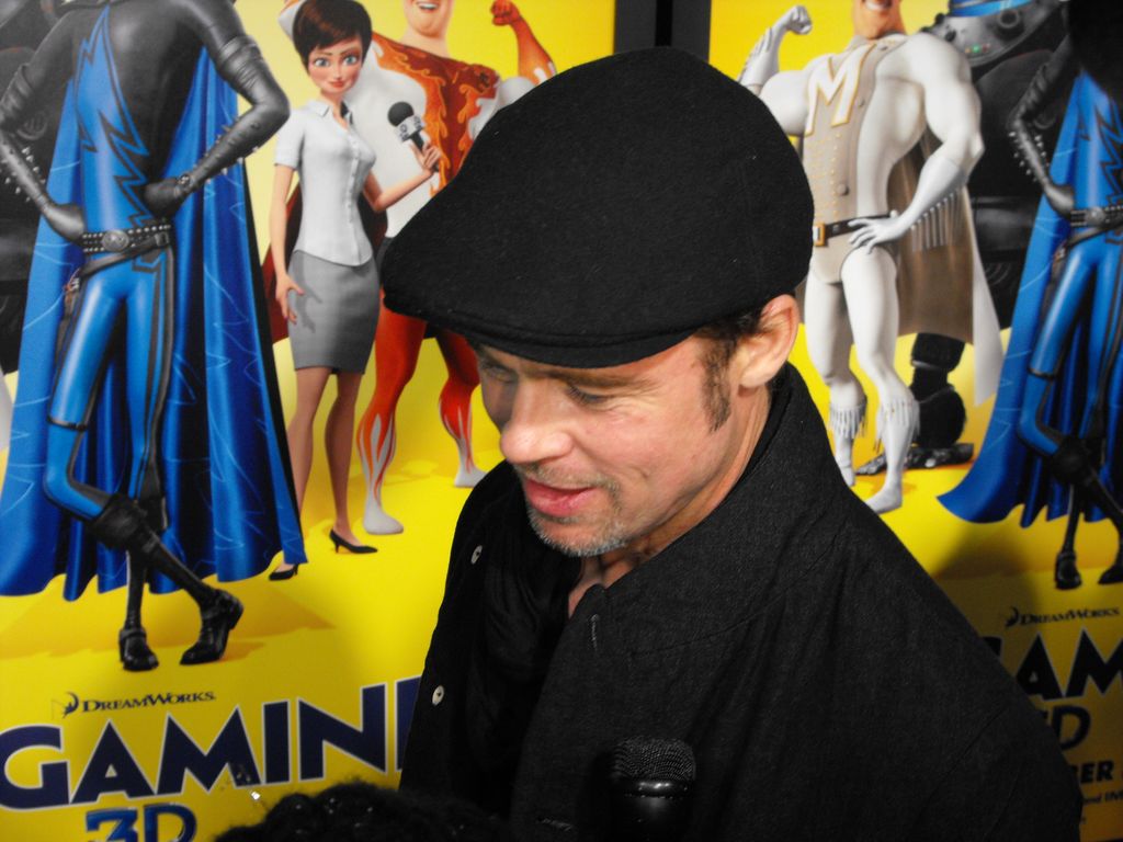 Interview with Brad Pitt at Red Carpet Opening of 