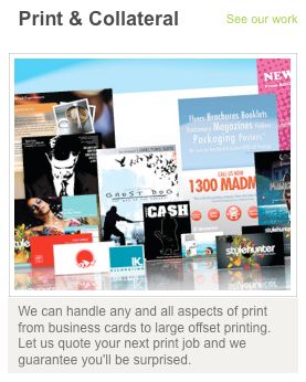 Print and Collateral Services