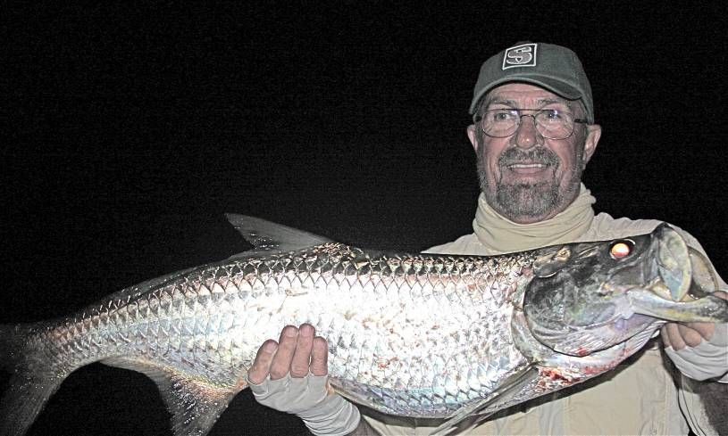 Night time fishing in Miami