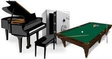 Safes, Pool Tables, and Piano's- We can move them 