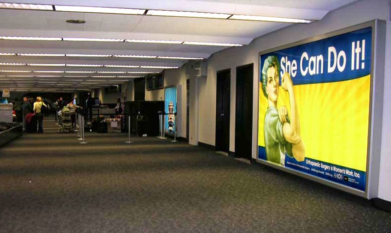 Airport Spectacular backlit graphic