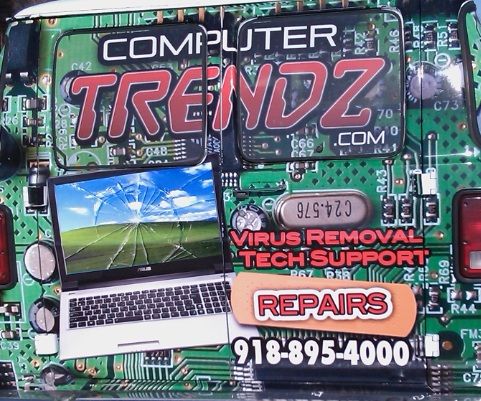 Computer Trendz repair van.  Look for us on the ro