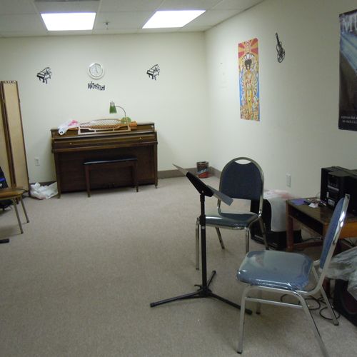 One of our Lesson room's at The Guitar Studio Berk
